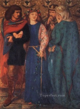 The First Madness of Ophelia Pre Raphaelite Brotherhood Dante Gabriel Rossetti Oil Paintings